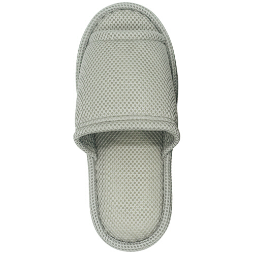 洗えるさらさらﾒｯｼｭｽﾘｯﾊﾟ L ｸﾞﾚｰ 1足画像