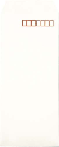 ソフトカラー封筒　長４　ホワイト　１０００枚入×５画像