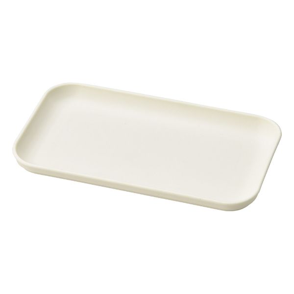 M11-654 耐熱角皿(大) 白 マイン画像