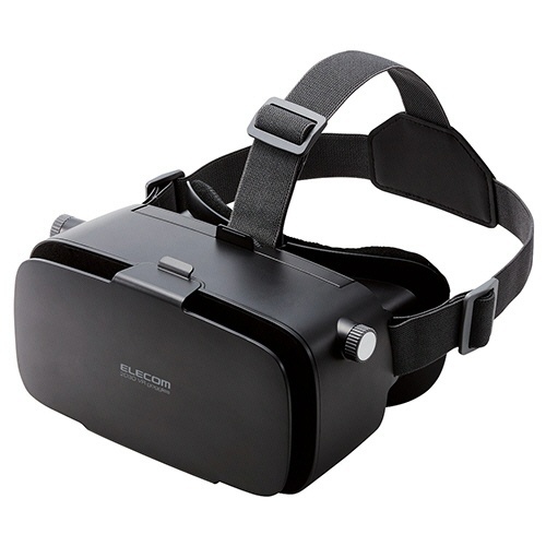 2D3D両用VRゴーグル　ブラック　1個画像