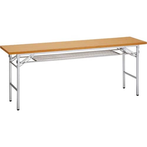 折りたたみテーブル幅１８００奥行４５０チーク画像