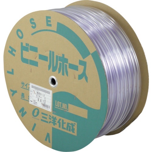 透明ﾎｰｽ 9×12 100mﾄﾞﾗﾑ巻 1巻画像