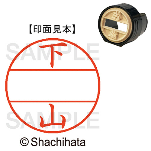 ﾃﾞｰﾀｰﾈｰﾑEX15号 ﾏｽﾀｰ部(印面) 既製 下山 1個画像