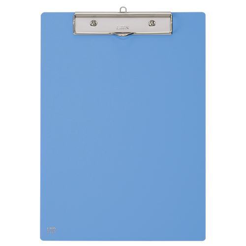 PETｶﾗｰ用箋挟 A4ﾀﾃ ﾌﾞﾙｰ 1枚