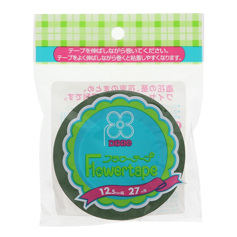 フラワーテープ　１２．５×２７　モスグリーン画像