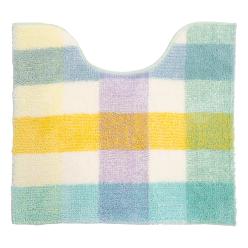 トイレマット パレット 約55×60cm ミドルトイレマット グリーン画像