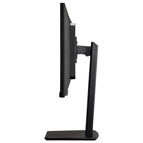 ProLite 34型液晶デイスプレイ ブラック 1台 ディスプレイの赤外線センサーが確認できる斜めからの視点