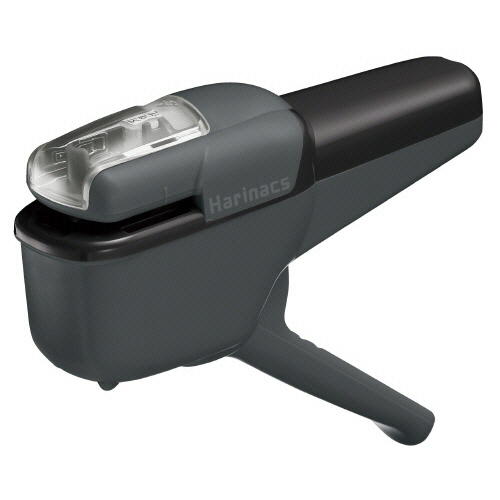 針なしｽﾃｰﾌﾟﾗｰ(ﾊﾘﾅｯｸｽ) ﾊﾝﾃﾞｨﾀｲﾌﾟ 10枚とじ ｾﾋﾟｱﾌﾞﾗｯｸ 1個画像