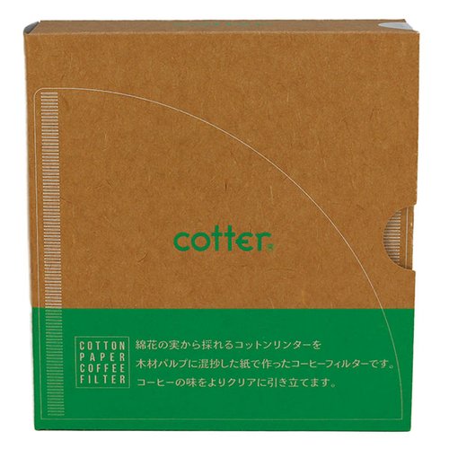 円錐 コットンペーパー コーヒーフィルター 60枚入 1-2杯用 アートナップ画像