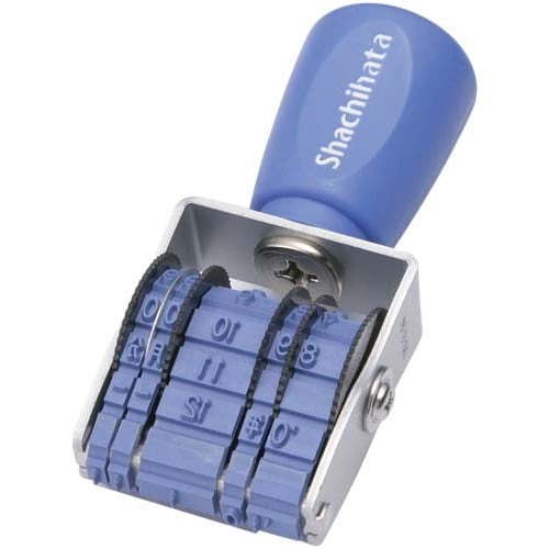 エルゴグリップ欧文トビ日付５号ゴシック体　小切手用画像