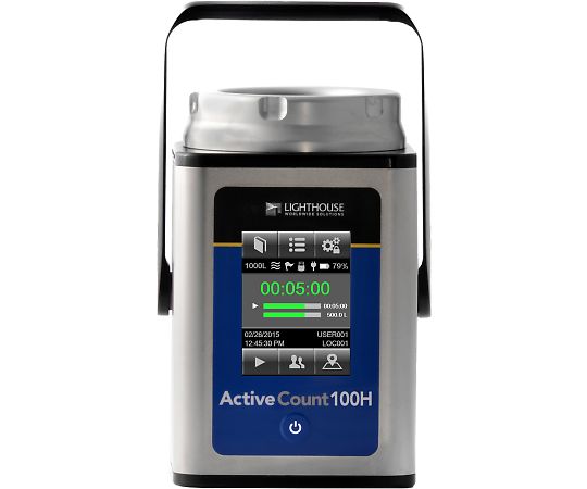 浮遊菌サンプラー　AC100H（排気HEPAフィルタ付）画像