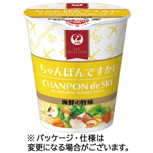 JALｾﾚｸｼｮﾝ ちゃんぽんですかい 39g 1ｹｰｽ(15食)