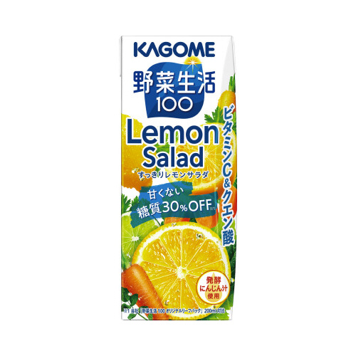 野菜生活すっきりレモンサラダ２００ｍｌ２４本入り画像
