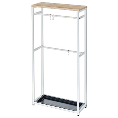 ｱﾝﾌﾞﾚﾗｽﾀﾝﾄﾞ 幅500×奥行200×高さ1030mm ﾅﾁｭﾗﾙ/ﾏｯﾄﾎﾜｲﾄ 1台画像