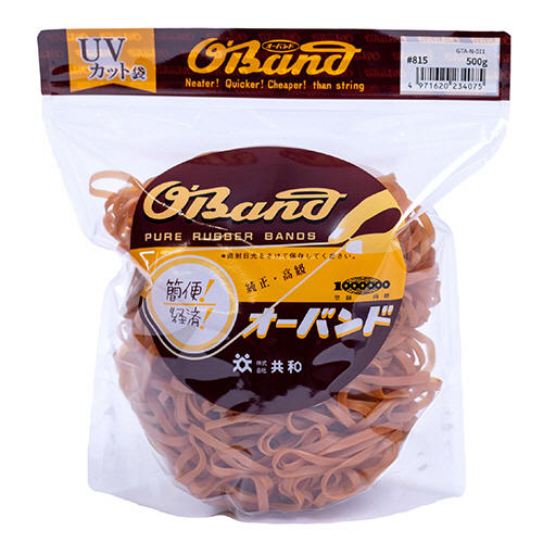 ｵｰﾊﾞﾝﾄﾞ #815 内径203mm 500g入 透明袋 1袋画像