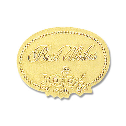 ロールシール Ｓ ベストウィッシュ 金 ５００片画像