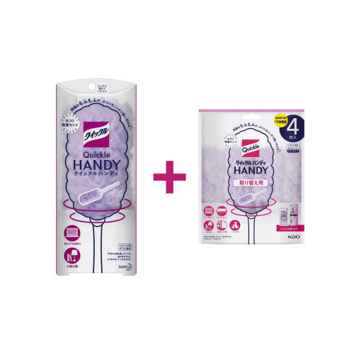クイックルハンディ　本体＋替シート４枚入セット画像