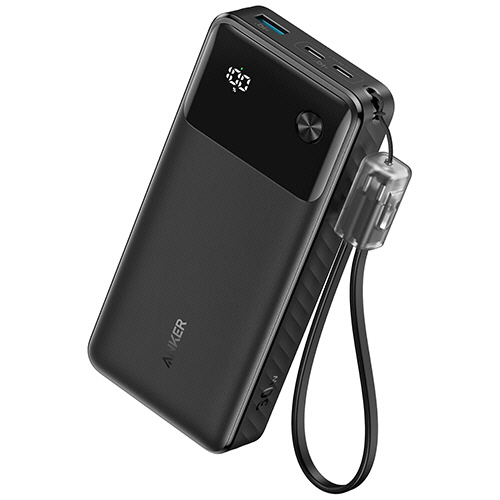ﾓﾊﾞｲﾙﾊﾞｯﾃﾘｰ ANKER Power Bank(30W) 20000mAh ﾌﾞﾗｯｸ 1個画像