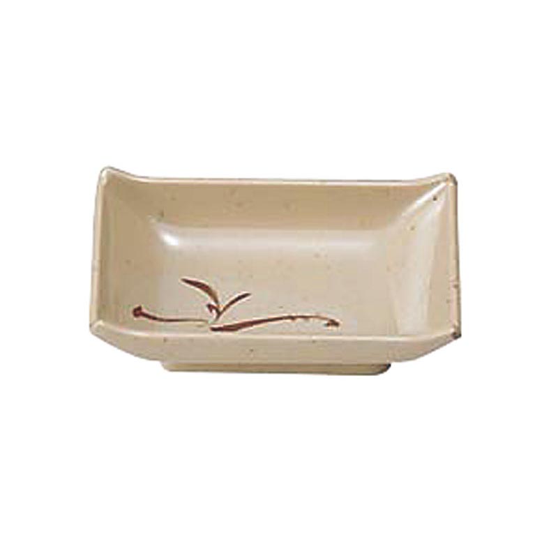 メラミン食器 織部 OB-41 のぞき角形 エンテック画像