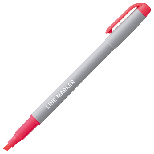 蛍光ﾏｰｶｰ ｼﾝｸﾞﾙﾀｲﾌﾟ(ｷｬｯﾌﾟ式) ﾋﾟﾝｸ 1本