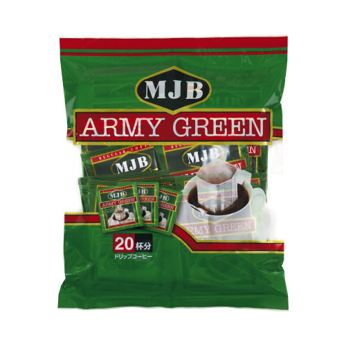 ＭＪＢ　アーミーグリーンドリップコーヒー　２０Ｐ画像