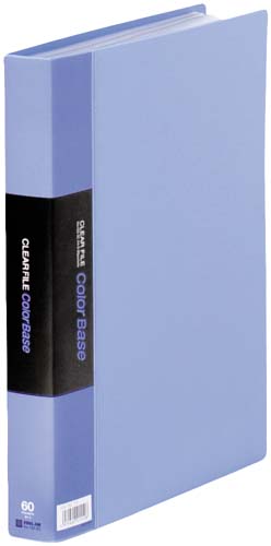 カラーベース固定式　Ａ４縦６０ポケット　青画像