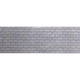 ビニール幕 白レンガ画像