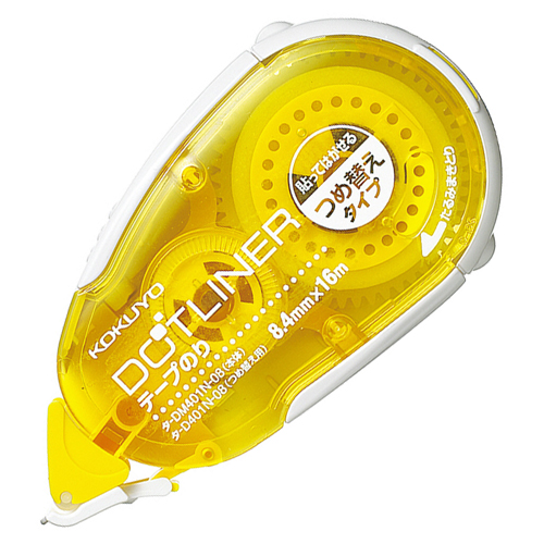 ﾃｰﾌﾟのり ﾄﾞｯﾄﾗｲﾅｰ 貼ってはがせるﾀｲﾌﾟ 本体 8.4mm×16m 1個画像