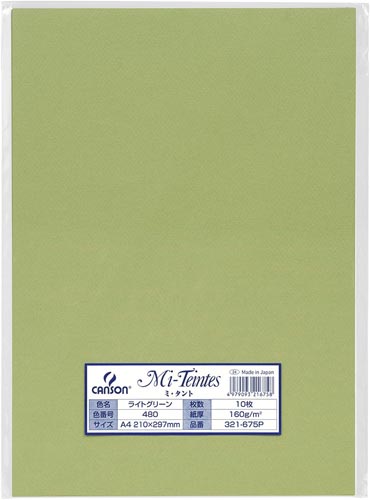ミタント　Ａ４　ライトグリーン　１０枚画像