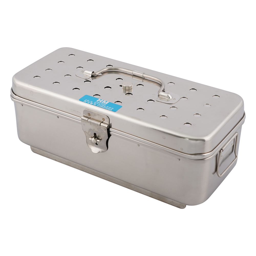 卓上オートクレーブ用角カスト(フタ・開閉式) 270×120×85mm