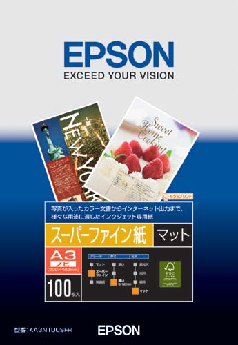 スーパーファイン紙　Ａ３ノビ　１冊（１００枚）画像