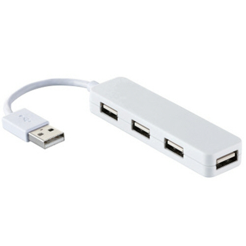 USB2.0ﾊﾌﾞ(ｺﾝﾊﾟｸﾄﾀｲﾌﾟ) ﾎﾜｲﾄ 1個