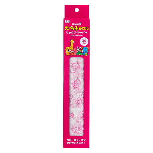 ワックスペーパー　たべっ子どうぶつ　ピンク画像