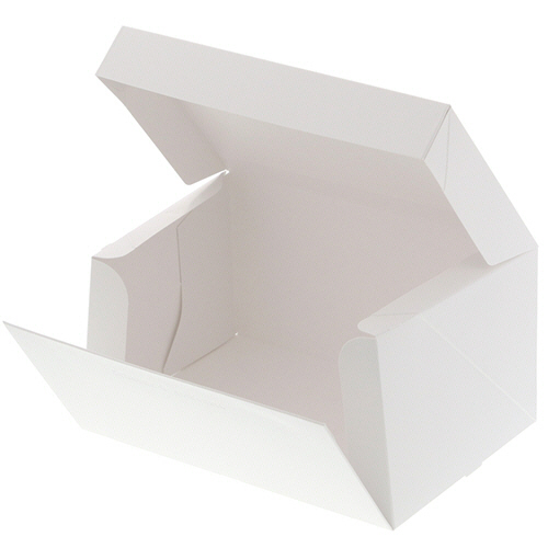 ｻｲﾄﾞｵｰﾌﾟﾝｹｰｷ箱 3号 白 ﾎﾟｹｯﾄ付 1ｾｯﾄ(200枚:10枚×20ﾊﾟｯｸ)画像