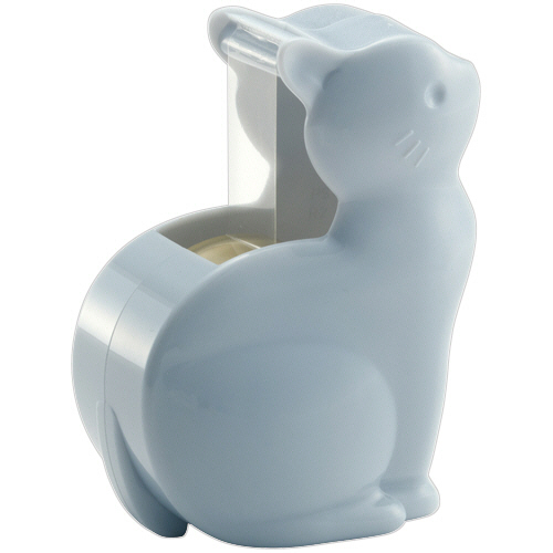 ｾﾛﾃｰﾌﾟ ねこｶｯﾀｰ 15mm×8m ﾌﾞﾙｰｸﾞﾚｰ 1個画像