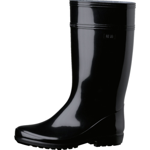 作業長靴 ﾜｰｸｴｰｽ ﾌﾞﾗｯｸ 27.5cm 1足画像