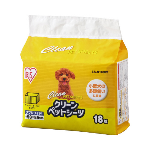 クリーンペットシーツ　ダブルワイド１８枚Ｘ８画像