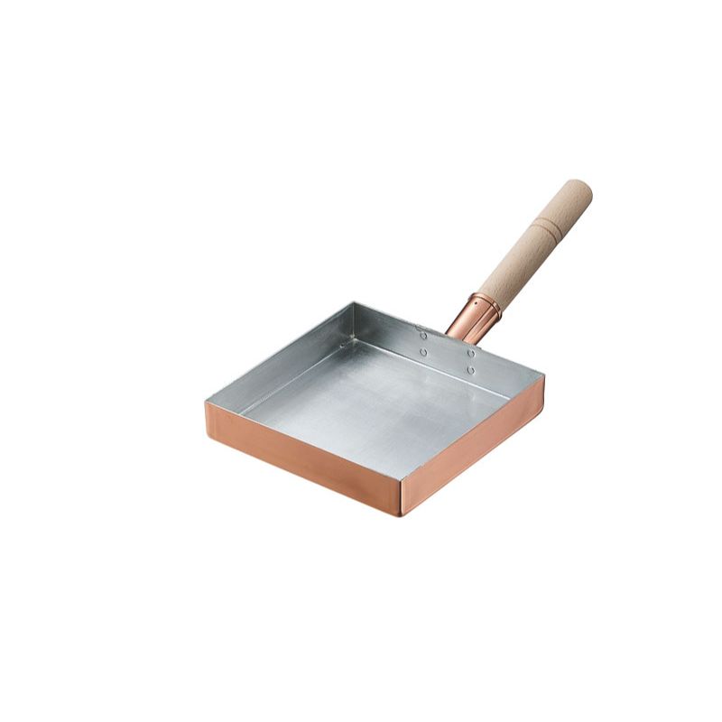 フライパン TK 銅玉子焼 関東型 24cm 田辺金具画像