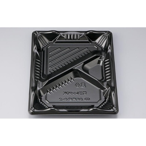 シーピー化成 弁当容器 BF恵味8-2 黒 本体(N)画像