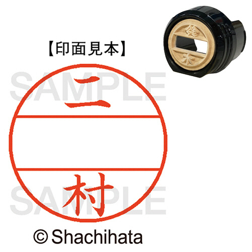 ﾃﾞｰﾀｰﾈｰﾑEX12号 ﾏｽﾀｰ部(印面) 既製 二村 1個画像