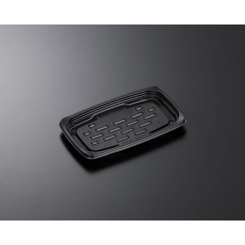 中央化学 軽食容器 CT デリトップ 18-11A BK 本体画像