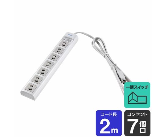 OAマルチタップ 2P7コ2m画像