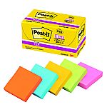 ポストイット（R）強粘着シリーズ 50×50mm 5色 1箱（90枚×10冊入）画像