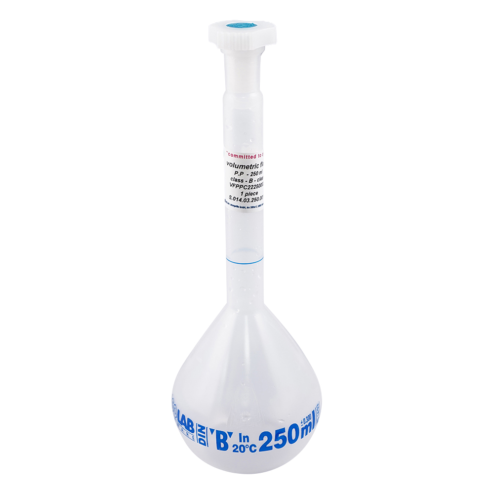 PP製メスフラスコ　250mL　PPMS-250画像