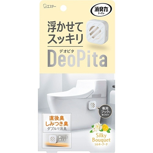 消臭力 DeoPita トイレ用 本体 シルキーブーケ 1個画像