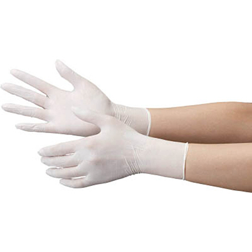 ﾆﾄﾘﾙ使い捨て手袋 極薄 粉なし 白 LL 1箱(100枚)画像