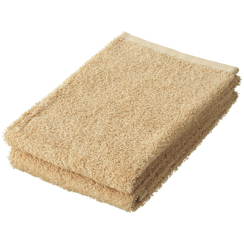 ﾃﾗｶﾗｰﾀｵﾙ ﾌｪｲｽﾀｵﾙ ﾍﾞｰｼﾞｭ 1ﾊﾟｯｸ(2枚)画像