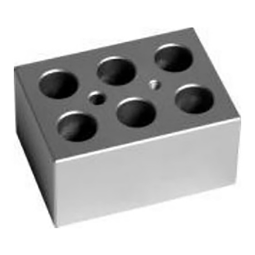 ドライバス用アルミブロック　25mm　6穴用画像