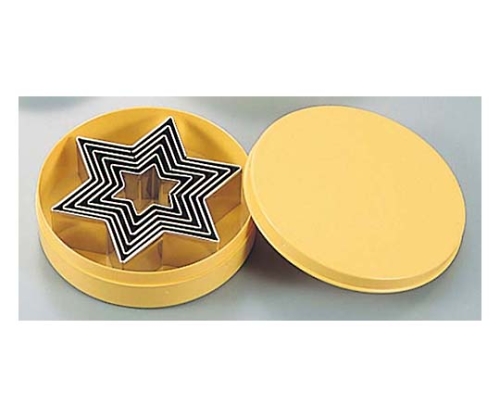 マトファー ステンレス 星 抜型 6pcs 79569