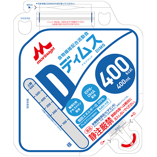 ﾃﾞｨﾑｽ ｱｾﾌﾟﾊﾞｯｸﾞ ﾊﾞﾆﾗ風味 400kcal 400ml 1ｾｯﾄ(16ﾊﾟｯｸ)画像